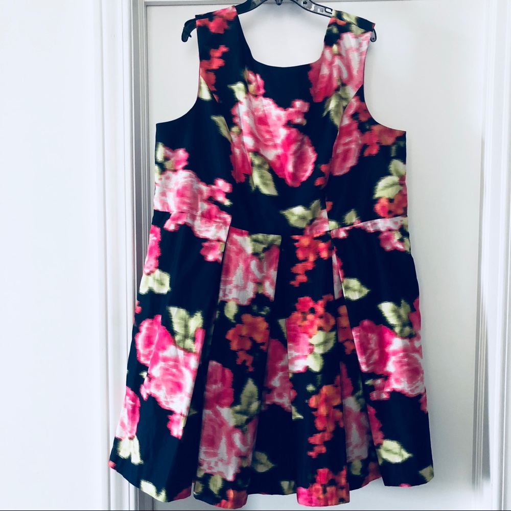 22W ELIZA J Jacquard Dress